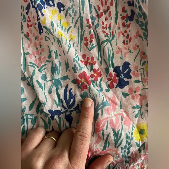 Banjanan Women’s Iris Tiered Midi Dress in Dawn Chorus - Size Medium - Picture 7 of 12